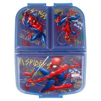 Spiderman Kinder Brotdose – Lunchbox mit 3 praktischen Fächern