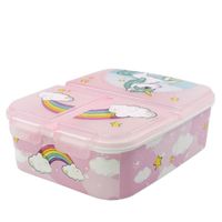 Praktische Lunchbox für Kinder – 3 Fächer Design