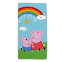 Peppa Pig Strandtuch 70x140 cm – Frottee Baumwolle