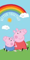 Peppa Pig Strandtuch 70x140 cm – Frottee Baumwolle