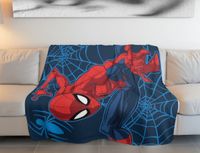 Spiderman Kuscheldecke – Decke fürs Bett & Sofa, 130x160 cm