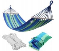 Outdoor Hängematte – 2 Personen, Grün-Blau
