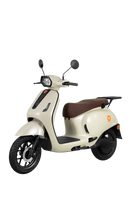 YADEA E-Roller OWIN 45km/h inkl. Li-Akku & Gepäckträger - Urban Beige