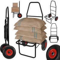 Anglerkarre Sackkarre klappbar, Transportkarre bis 100kg, Klappwagen - Luftreifen