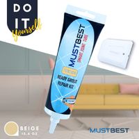 Fliesenmörtel Reparatur-Füllung 380 ml – Schnell trocknend, Beige