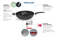 ELO Wok- und Pasta-Pfanne 32cm mit Gegengriff "Prima Cucina"