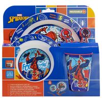 Spiderman Kindergeschirr-Set – 5-teiliges Ess-Set