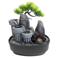 Zimmerbrunnen mit Wasserrad