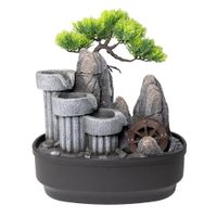 Zimmerbrunnen mit Wasserrad