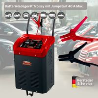 Batterieladegerät Trolly mit Jumpstart 40 A Max.