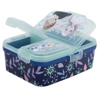 Disney Frozen Brotdose XL - Lunchbox mit 3 Fächern