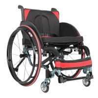 Aluminium Rollstuhl AT52330 45 mit 24" Rädern, faltbar