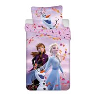 Disney Eiskönigin Bettwäsche-Set aus Baumwolle – 140x200 cm + 70x90 cm