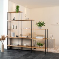 Regal INDU Oiled Oak -207 x 35 x 196 cm