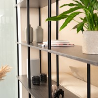 Regal INDU Dark Oak -207 x 35 x 196 cm