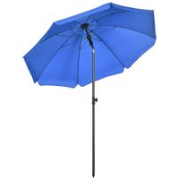 Outsunny Sonnenschirm Ø180cm Terrassenschirm mit UV-Schutz Verstellbarer Neigung