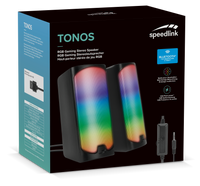 TONOS RGB Gaming Stereo Speaker, black