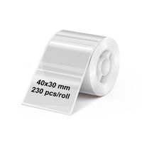 Etikettenrolle für Etikettendrucker OLYMPIA PM220, transparent