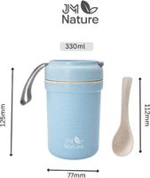 JM Nature To Go Müslibecher 2er Set 330 ml