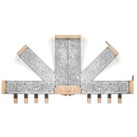 Raclette-Grill WOD362 mit Naturstein – Für 8 Personen, Holzdesign