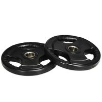 SPORTNOW 2er-Set Olympiascheiben 2 x 15 KG Gewichtsscheiben für Gewichtheben