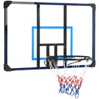 SPORTNOW Basketballkorb, Basketballbrett mit Korb Wandmontage für Outdoor, Stahl