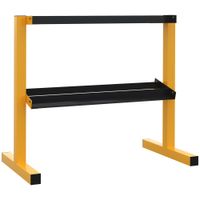 SPORTNOW Hantelständer, 2-Stufige Kurzhantelablage, Hantelablage bis 270 kg