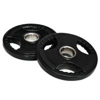 SPORTNOW 2er-Set Olympiascheiben 2 x 5 KG Gewichtsscheiben für Gewichtheben