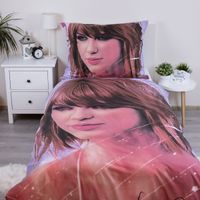 Taylor Swift Baumwoll-Bettwäsche Set 140x200 + 70x90 cm
