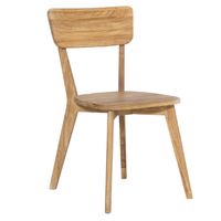 4er Set Holzstuhl Prag Eiche geölt Massivholz