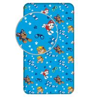 Paw Patrol Spannbettlaken 90x200 cm – 100 % Baumwolle für Kinder