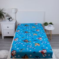 Paw Patrol Spannbettlaken 90x200 cm – 100 % Baumwolle für Kinder