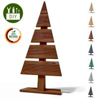Weihnachtsdekoration 60cm Hoch DIY Holz-Weihnachtsbaum Dekobaum Tannenbaum Braun