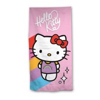 Hello Kitty Strandtuch 70x140 cm – Weiches Badehandtuch für echte Fans