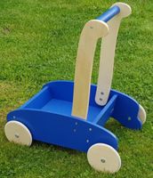 MOOVER Toys - LINE Holz Lauflernwagen navy blue