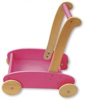 MOOVER Toys - LINE Holz Lauflernwagen rosa