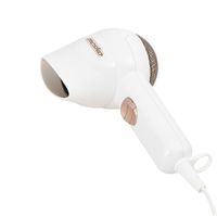 Mesko MS 2275 Haartrockner – 1400 W Föhn mit Konzentrator, Weiß/Gold