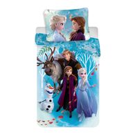 Frozen Bettwäsche – 2-teiliges Baumwoll-Set 140x200 cm & 70x90 cm