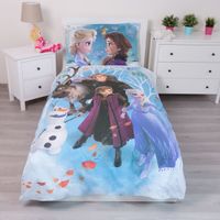 Frozen Bettwäsche – 2-teiliges Baumwoll-Set 140x200 cm & 70x90 cm