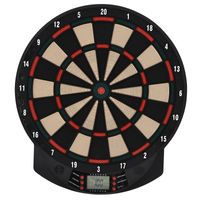 HOMCOM Elektronische Dartscheibe für 8 Spieler mehrfarbig  39,5 x 2,2 x 44 cm