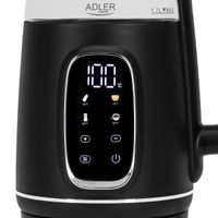 Digitaler WasserkocherAdler AD 1305 BS  – 1,7 L, 2200 W, Temperaturwahl