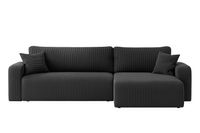 Ecksofa Austin 272x224 cm Cord Anthrazit Poso 22