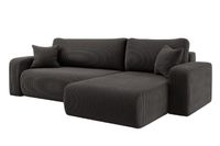 Ecksofa Austin 272x224 cm Cord Anthrazit Poso 22