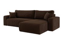 Ecksofa Austin 272x224 cm Cord Braun Poso 06