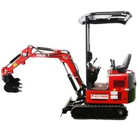 Minibagger HZC Power DKB991, Diesel, 940 Kg, neues Design und seitliche Joystick-Steuerung