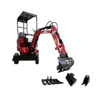 Minibagger HZC Power BVR600K, Benzin, 600 Kg, Rädern