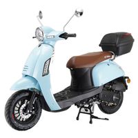Motorroller Massimo 50ccm 45 kmh, babyblau matt GT Union
