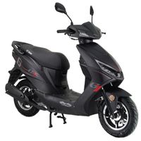 Motorroller Sonic 45 kmh, mattschwarz