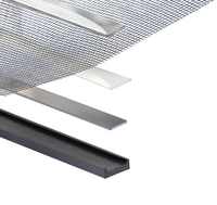 Magnet- Moskitonetz Fliegengitter "Deluxe" 100x120cm schwarz