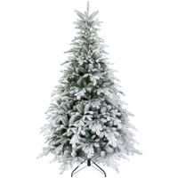 HOMCOM künstlicher Weihnachtsbaum, 180 cm Christbaum mit 1321 Spitzen, Grün